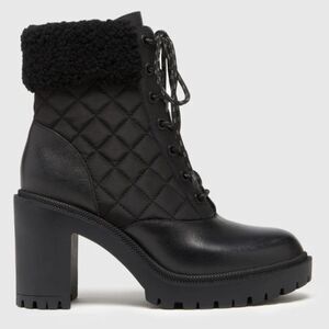 Paige Bryce Quilted Boot- Black, Size 7, NWOT